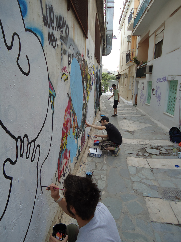 Athènes et l’art de rue en Europe